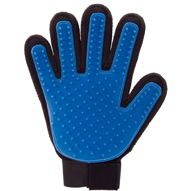deshedding grooming gloves