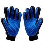deshedding grooming gloves